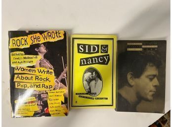 3 Incredible Books! Sid & Nancy, Rock She Wrote, And Selected Lyrics Of Lou Reed