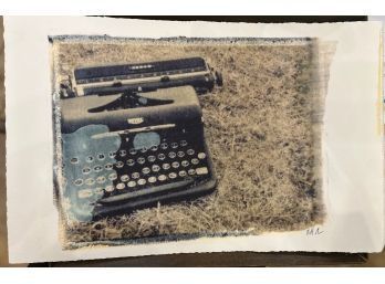 Photo By Matt Schwartz ~ Typewriter On Heavy Weight Paper Deckled Edge