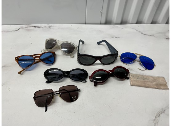 Lot Of Sunglasses, Gucci, Oliver Peoples, Selima, Etc