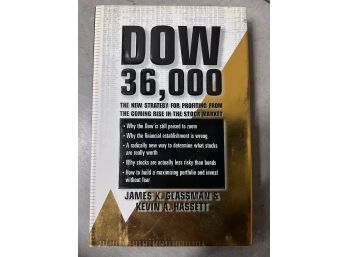 DOW 36,000 Signed By Both Authors James Glassman And Kevin Hassett