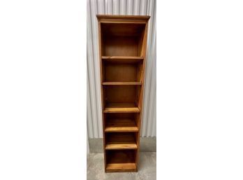 Wood Book Case  Approximately 72' Tall, 14' Wide