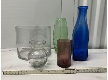 Group Of 5 Various Vases
