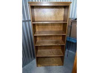 Wooden Stained Bookcase 3 Of 5   28 X 65