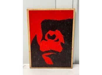 Gorilla Painting On Wood