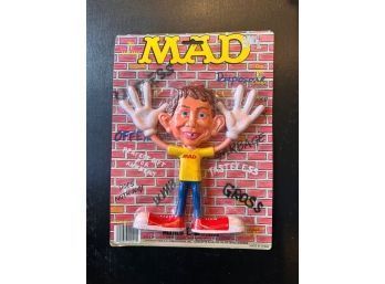 MAD Alfred E Neuman Bendable Figure New In Packaging 1988