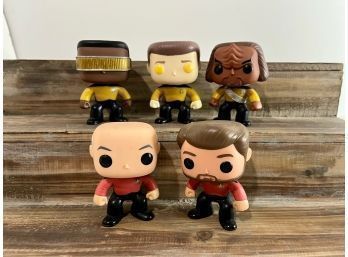 5 Funko Pops  Star Trek