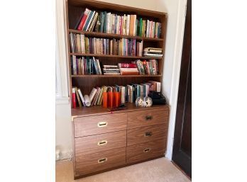 Drexel Bookcase And Dresser, One Drawer Needs Assistance Easy Fix!