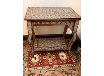 Superb Moroccan Inlaid Marquetry Table Middle Eastern Excellent Condition
