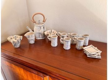 Complete Tea/coffee Set For 6 Signed Jay Frazer From Scotland