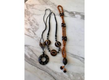 Group Of 3 Vintage Necklaces