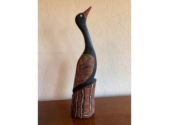 Hand Painted Bird Aboriginal