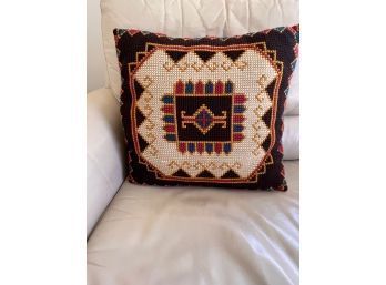 15' Bargello Hand Stitched Pillow
