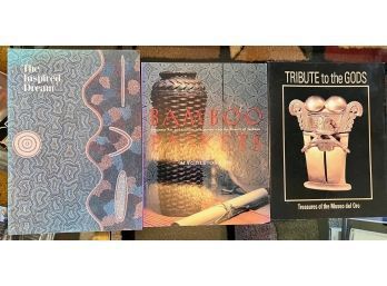 Group Of Books, The Inspired Gods, Tribute To The Gods And Bamboo Baskets