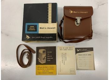 Bell And Howell Case With Strap And Box