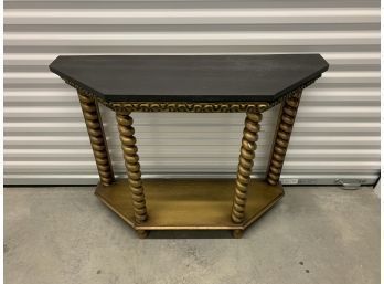 MCM Slate Topped Entry Table