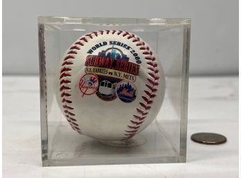Dale Berra~ SIGNED Subway Series ~ World Series 2000 NY Yankees Vs Mets Signed Ball