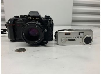 Nikon 2000 And Minolta 16 MG 5