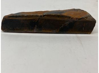 Tiger Eye? Amber?  Fossil Approximately 7' Long 2 1/2 High