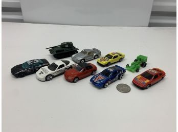 Group Of Mini Cars And Trucks