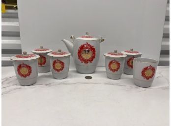 Asian Tea Porcelain Set 7 Pieces