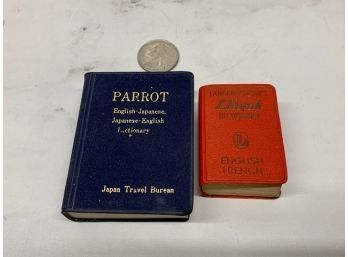 2 Mini Language Dictionaries Japanese And French