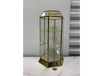 MCM Glass Display Case Approx 12' Tall