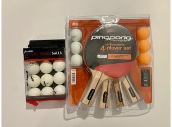 Ping Pong Set And Extra Balls