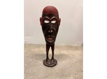 Wood Carved African Sculpture/mask Face