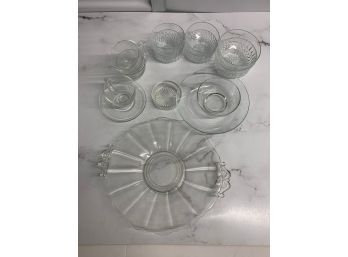 Group Of Assorted Arcoroc Made In France Glass Dishes,