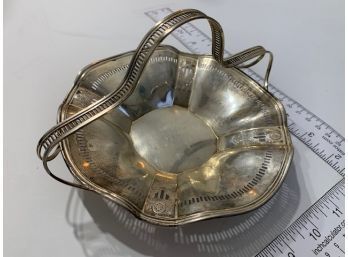 WEBSTER COMPANY - Sterling Silver Handled Candy Dish