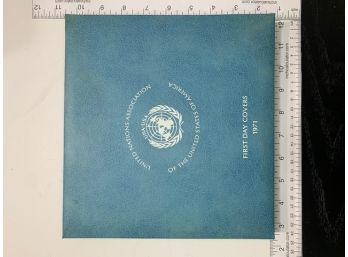 United Nations Sterling Silver Coin First Day Covers 1971 6 Pieces