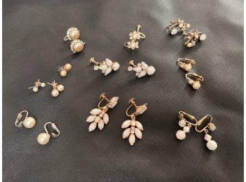 Whites, Opals, Pearls Oh MY! Earrings All Day And Night
