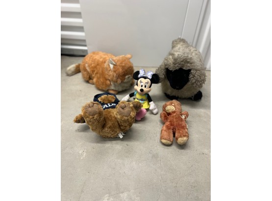 Group Of Stuffed Animals