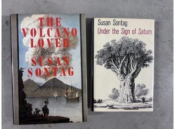 2 Susan Sontag Books One Signed By Her, The  Other Inscribed By Friend To Elizabeth