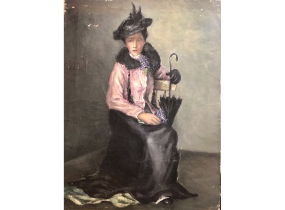 Querze Original Painting On Canvas Mary Poppins?