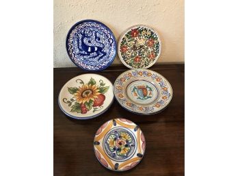 Assorted Ceramic Plates