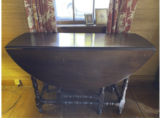 PERIOD GATE LEG TABLE WITH DRAWER
