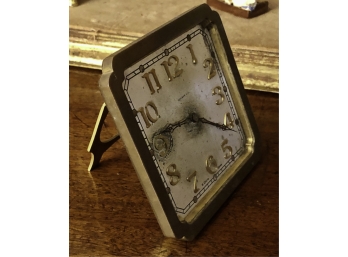 ANTIQUE TIFFANY & CO (8) DAY SWISS TABLE TOP CLOCK