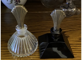 (2) TOWLE STERLING SILVER STOPPER PERFUME BOTTLES