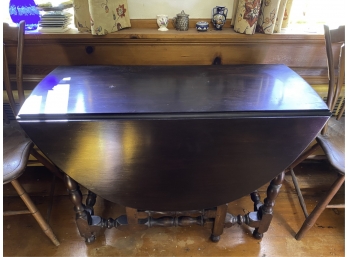 PERIOD GATE LEG TABLE W/ REPLACED TOP/RESTORATION
