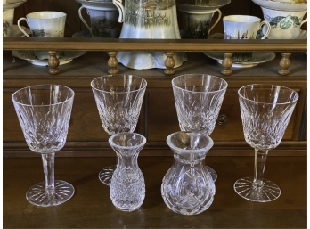 (6) PCS IRISH WATERFORD GLASS