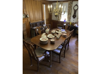 CHERRY QUEEN ANNE STYLE DINING SET