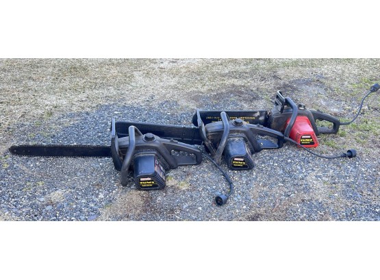 (3) CRAFTSMAN ELECTRIC CHAINSAWS