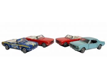 (4) FRANKLIN MINT 1964 1/2 FORD MUSTANG