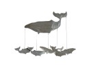ARTISAN CRAFTED Whale-Form Wind Chime