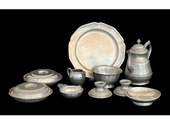 GROUPING OF PEWTER