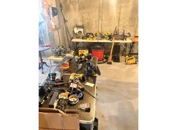LARGE GROUPING OF HAND and POWER HAND TOOLS