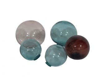 GROUPING Of (4) GLASS FISHING FLOATS