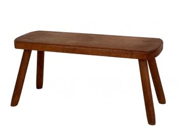 LOW SOLID MAPLE STOOL by REDMONT