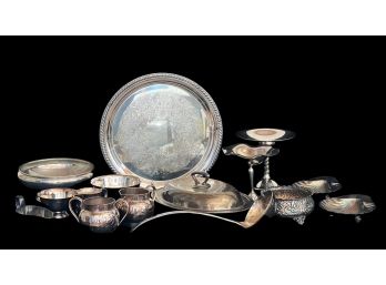 GENEROUS GROUP OF SILVERPLATED WARES